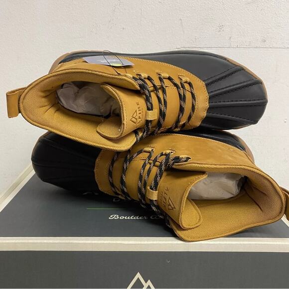 Alpine Mens Full grain leather Tan Gavin Duck Boot Size 8.5 AD22MCW003-TAN - NEW - Picture 12 of 13